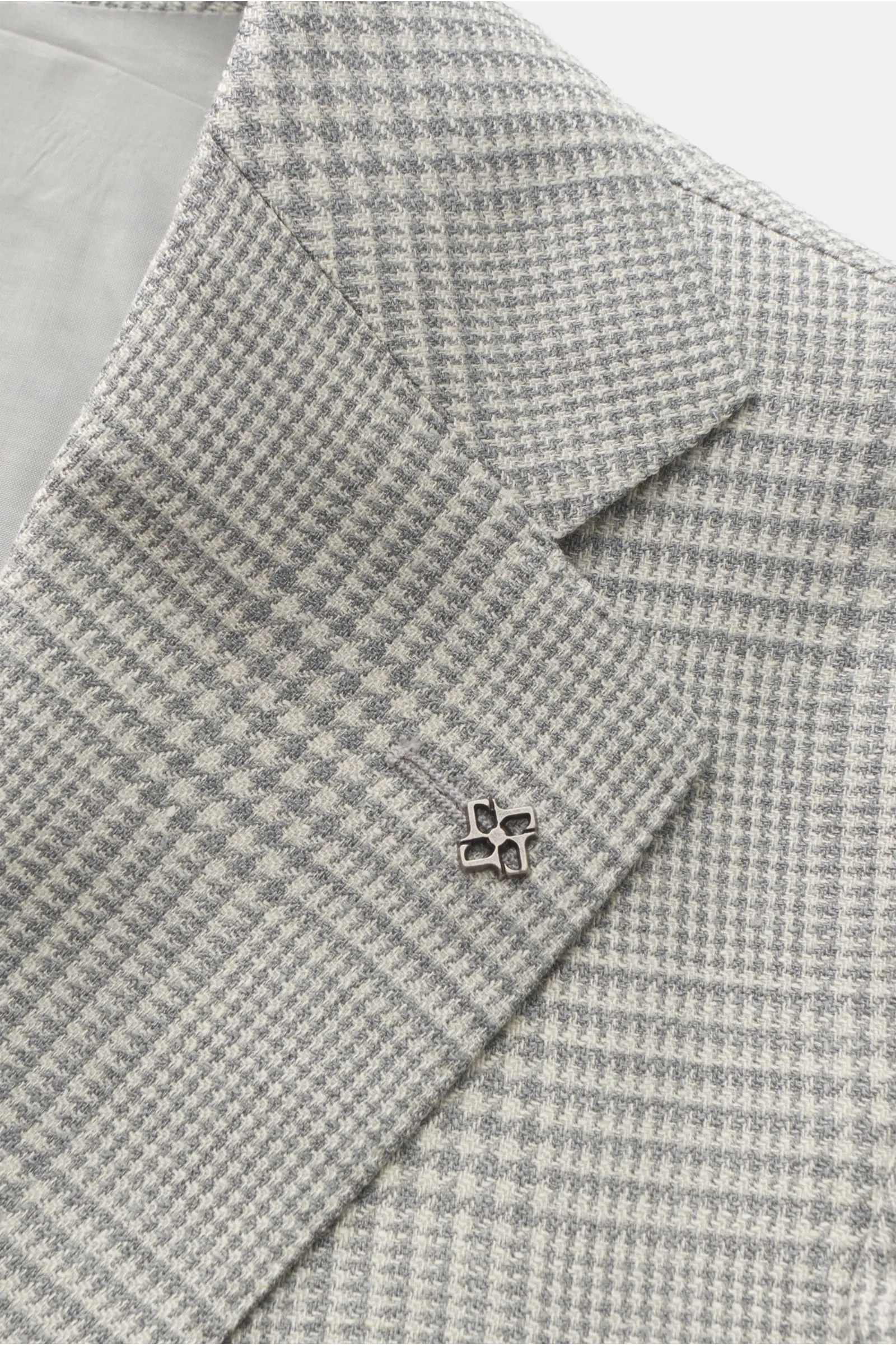 TAGLIATORE smart-casual jacket 'Vesuvio' grey/cream checked