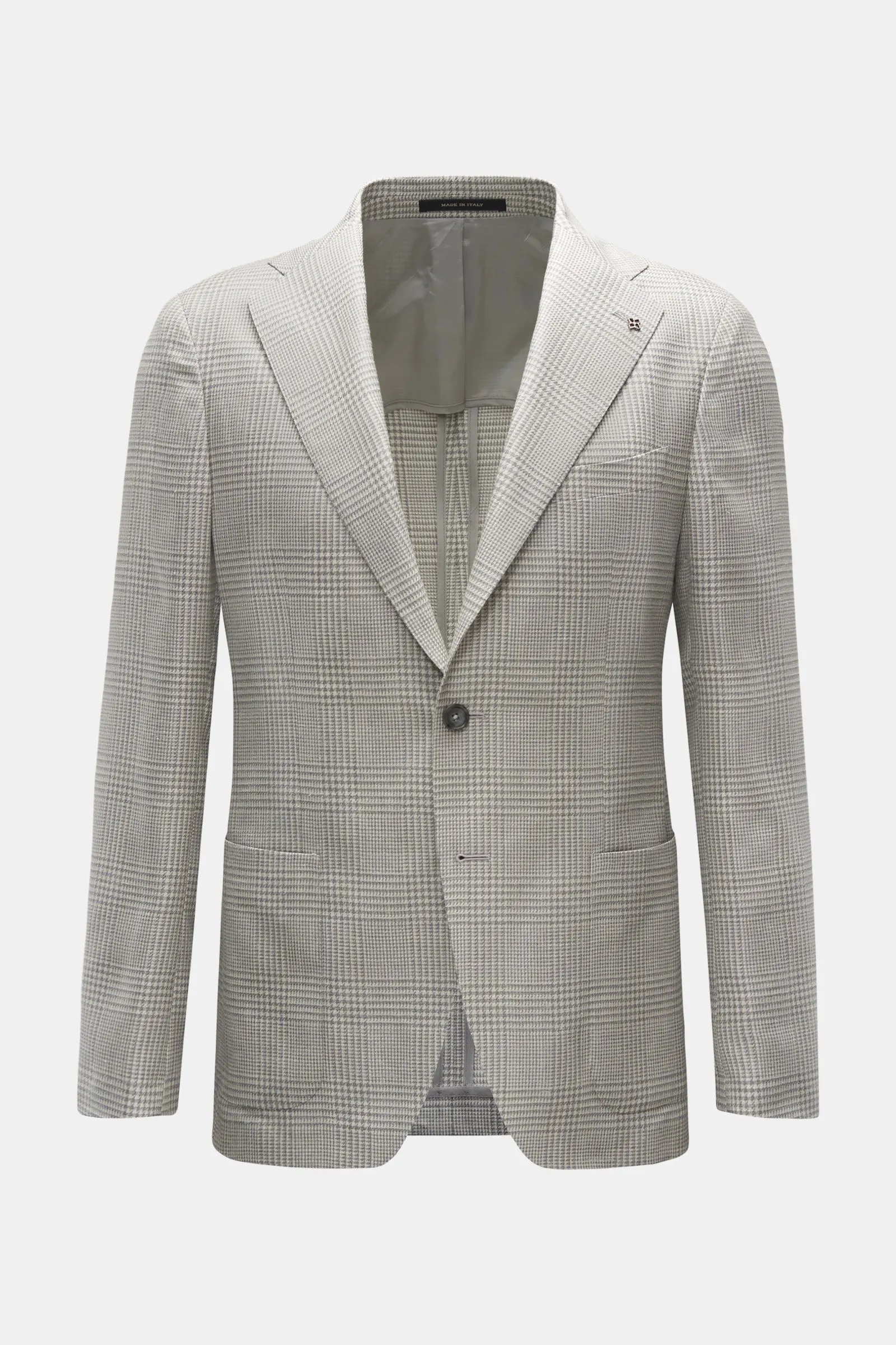 TAGLIATORE smart-casual jacket 'Vesuvio' grey/cream checked