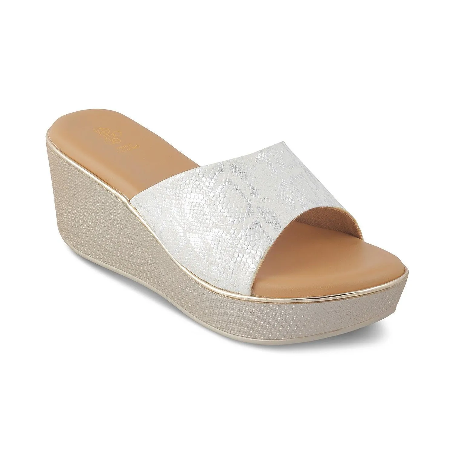 The Sam White Women's Dress Wedge Sandals Tresmode