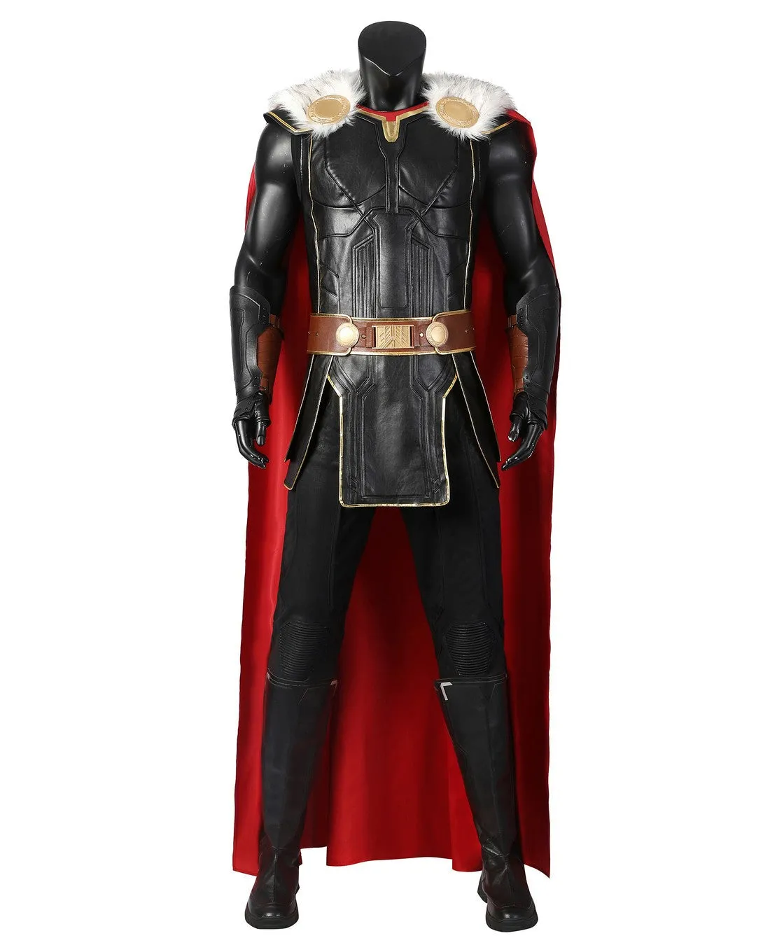 Thor Love and Thunder Faux Fur Cape Version Cosplay Costume