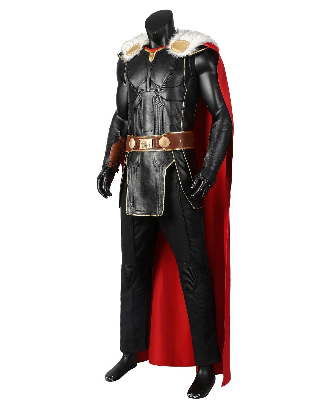 Thor Love and Thunder Faux Fur Cape Version Cosplay Costume