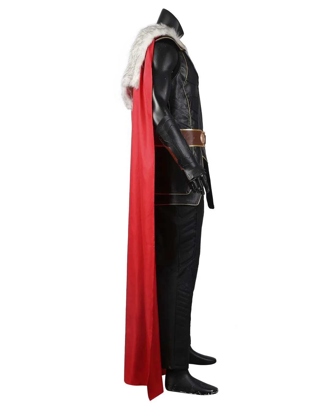 Thor Love and Thunder Faux Fur Cape Version Cosplay Costume