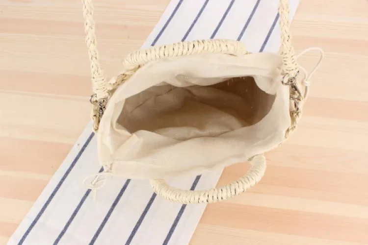 VODIU Straw Beach Tote