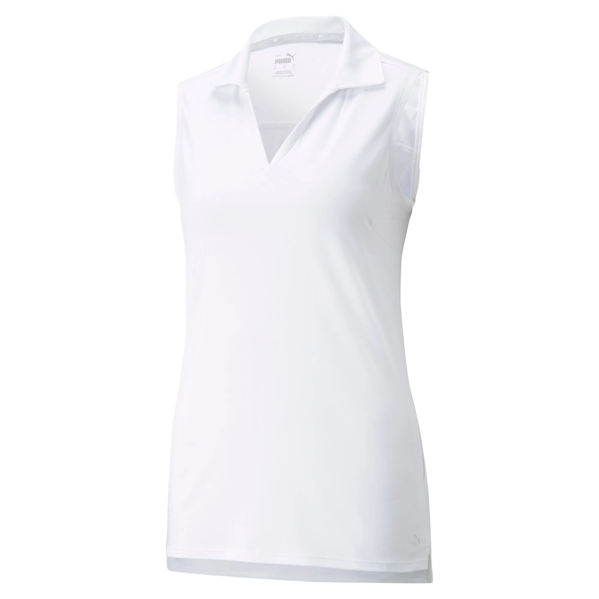 Women's CLOUDSPUN Coast Sleeveless Golf Polo | Bright White