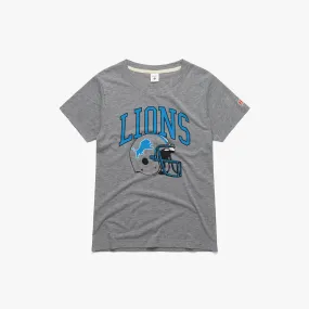 Women's Detroit Lions Helmet Retro