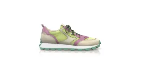 Women's Leather Running Sneakers 54883