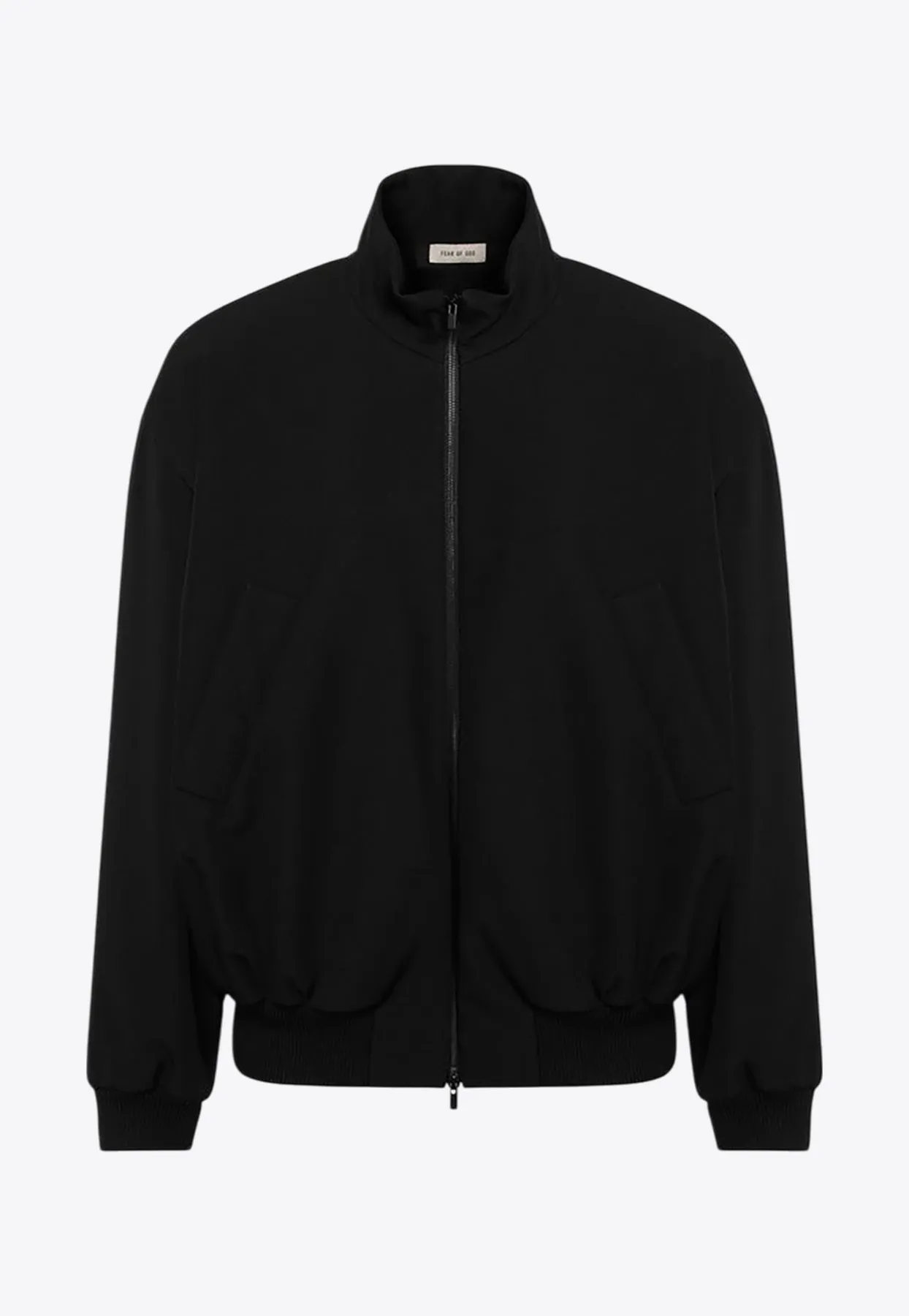 Wool-Blend Zip-Up Jacket